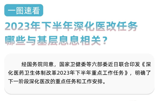 六部委聯(lián)合發(fā)布下半年深化醫(yī)改任務(wù)，基層就該這樣干！